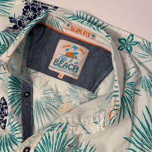 Drill Clothing Co. Slim-Fit XL Hawaiian Button Up